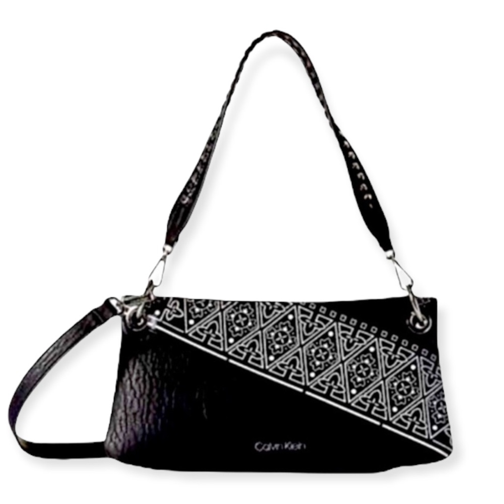 Calvin Klein • R-Kixbody Convertible Bag • Black and White • Two Ways One Bag